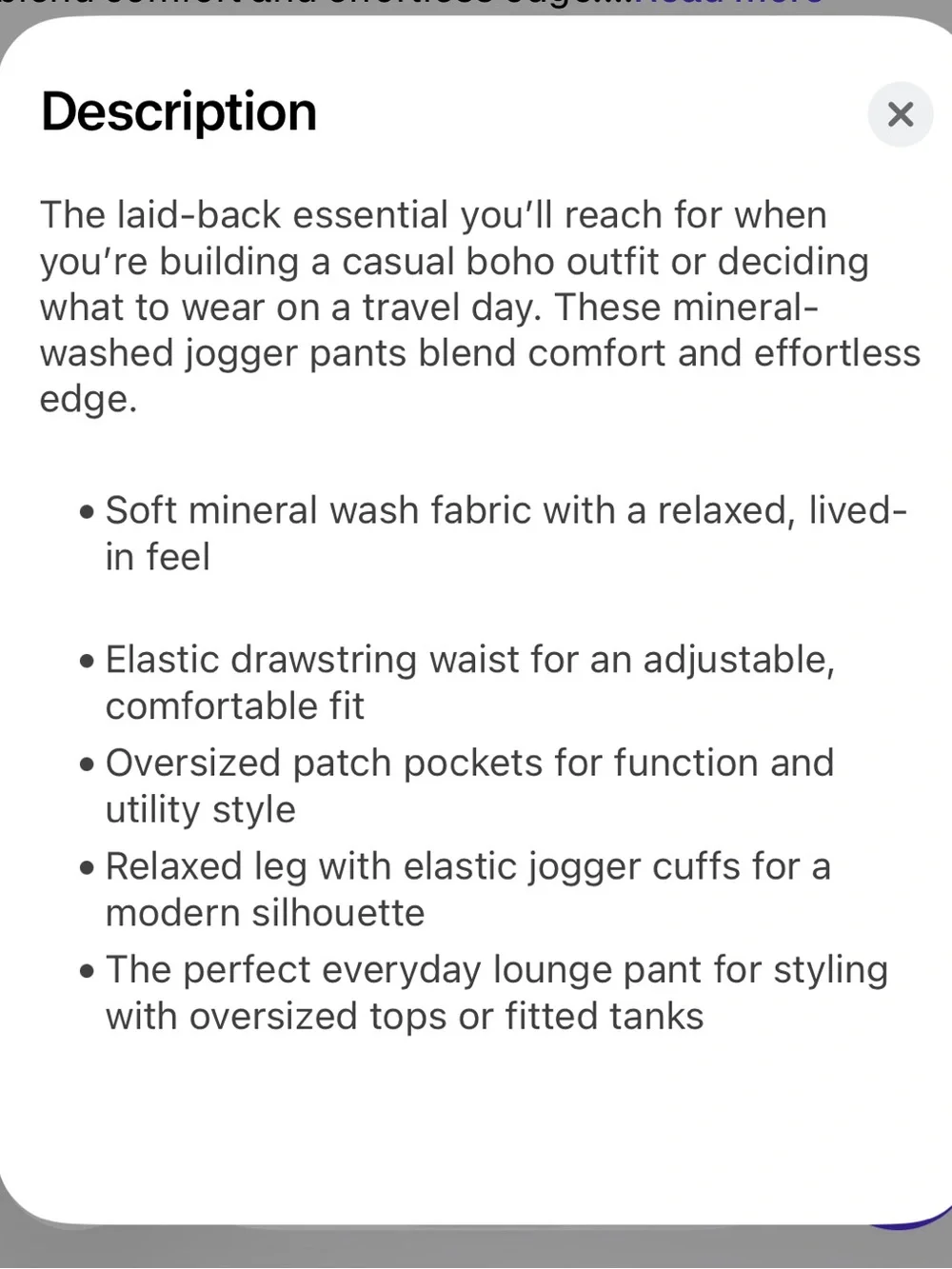 Three Bird Nest Washed Brown Jogger Cargo Pants - Picture 8 of 10